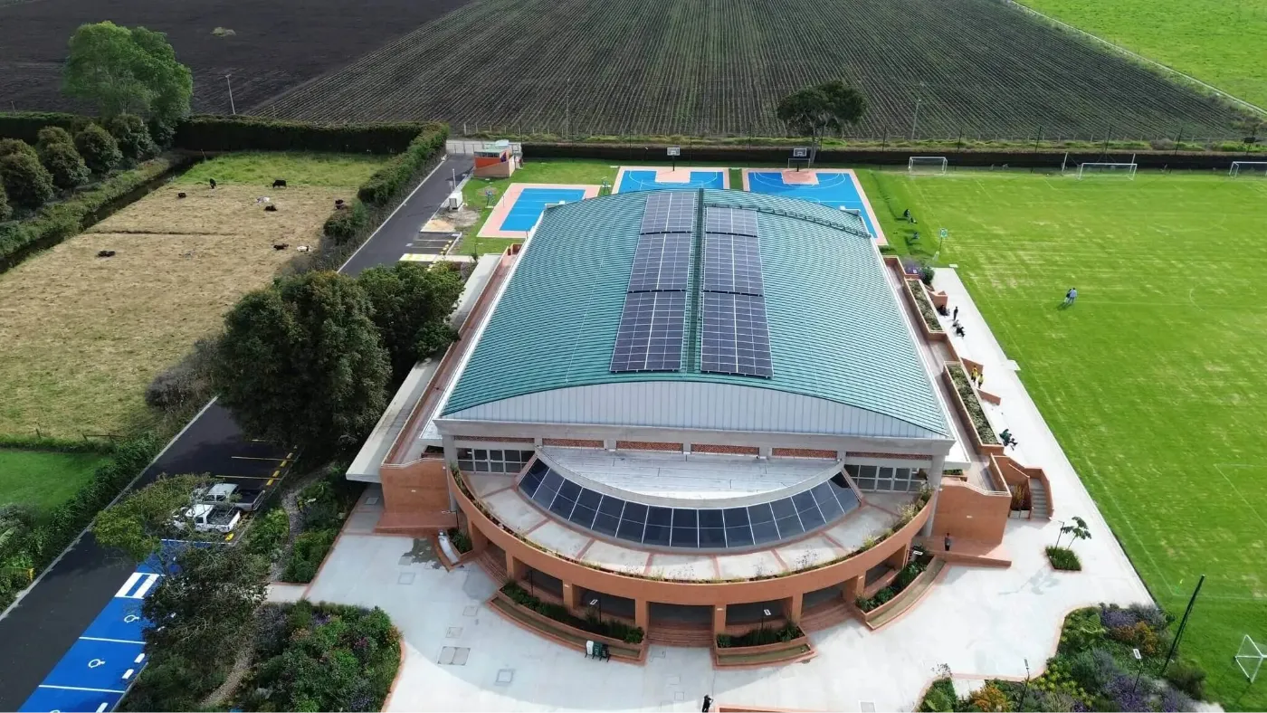 Vista aérea de las instalaciones de ALUNA